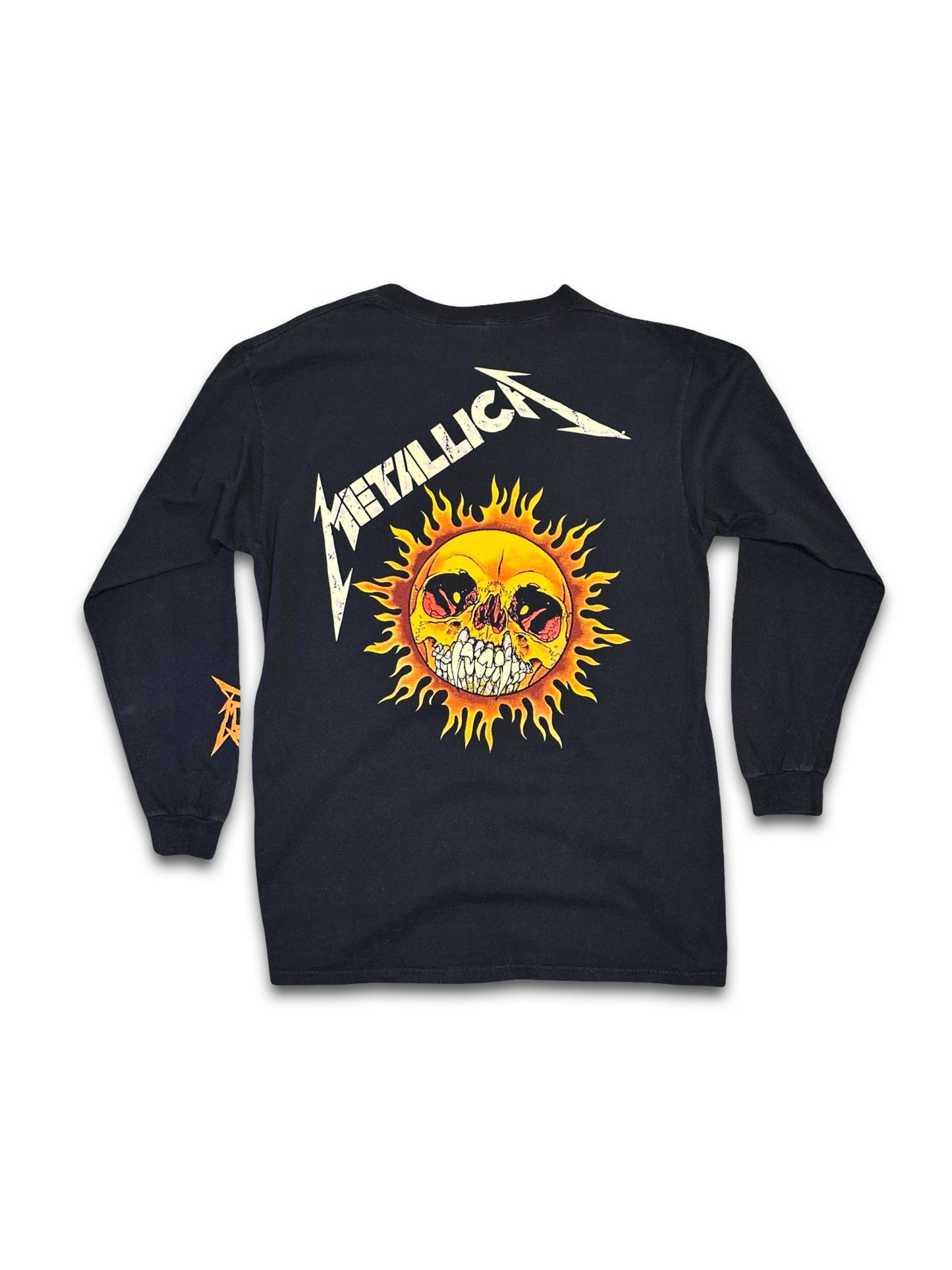 90's Metallica Pushead Flaming Skull