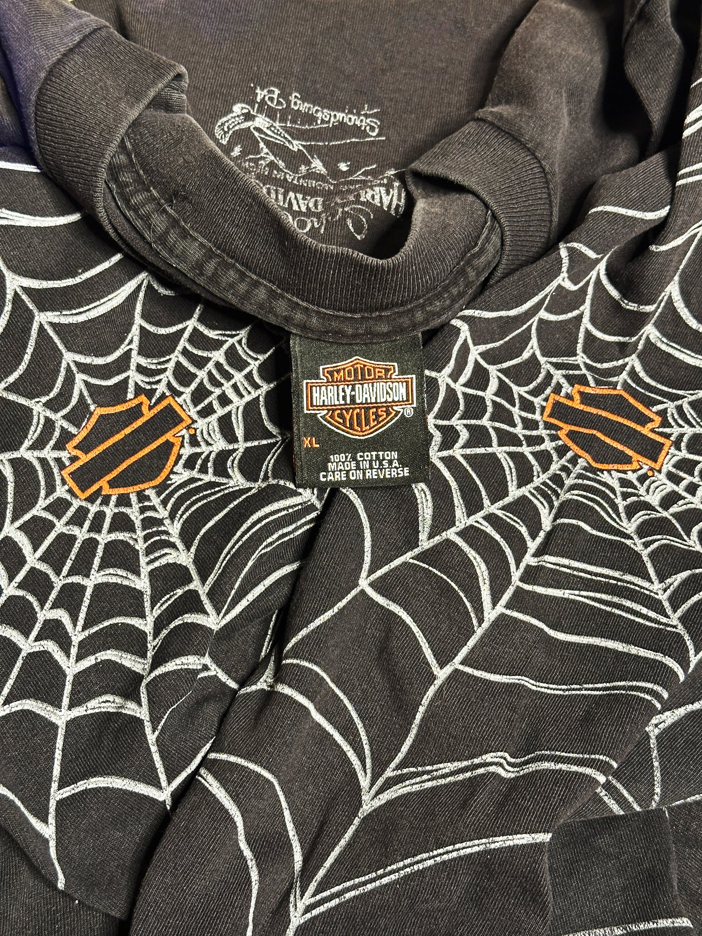 Y2K Harley-Davidson Spiderweb Sleeves