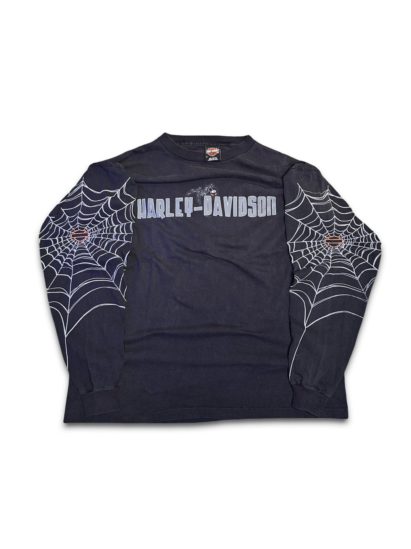 Y2K Harley-Davidson Spiderweb Sleeves